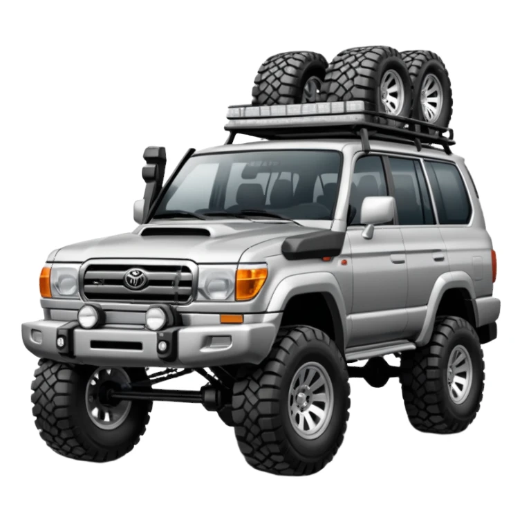 Modified Toyota landcruiser sticker