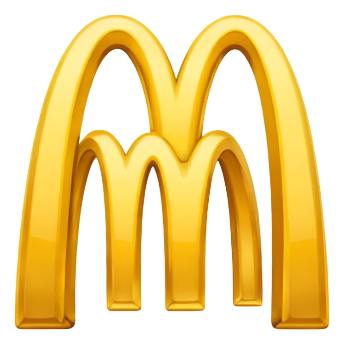 mcdonalds logo sticker