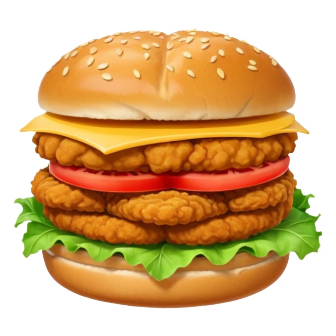 a friend chicken sandwich  sticker