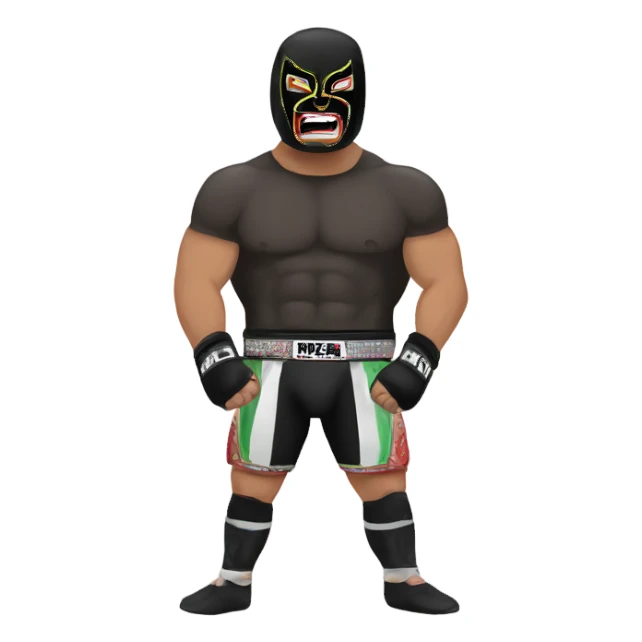 Luchador de mma sticker
