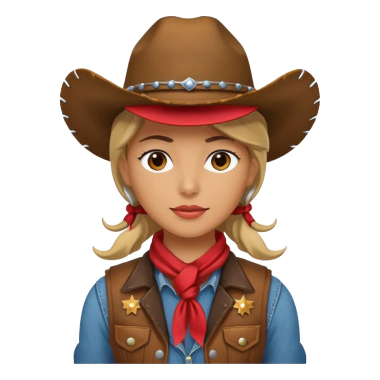 cowgirl sticker