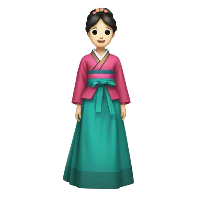 Hanbok dress sticker