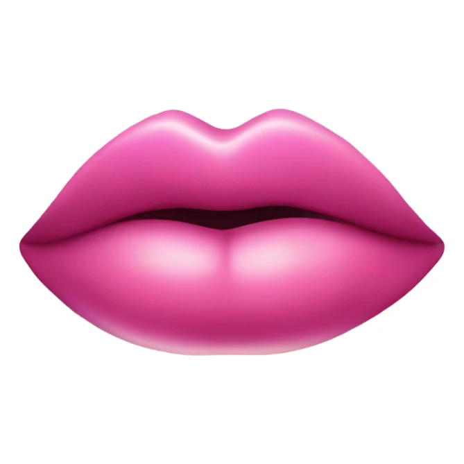 Pink kiss sticker
