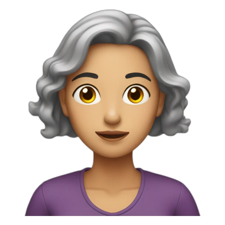 mujer sufriendo sticker