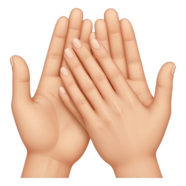 Two hands holding each other  sticker