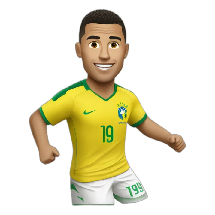 Ronaldo r9 Brésil sticker