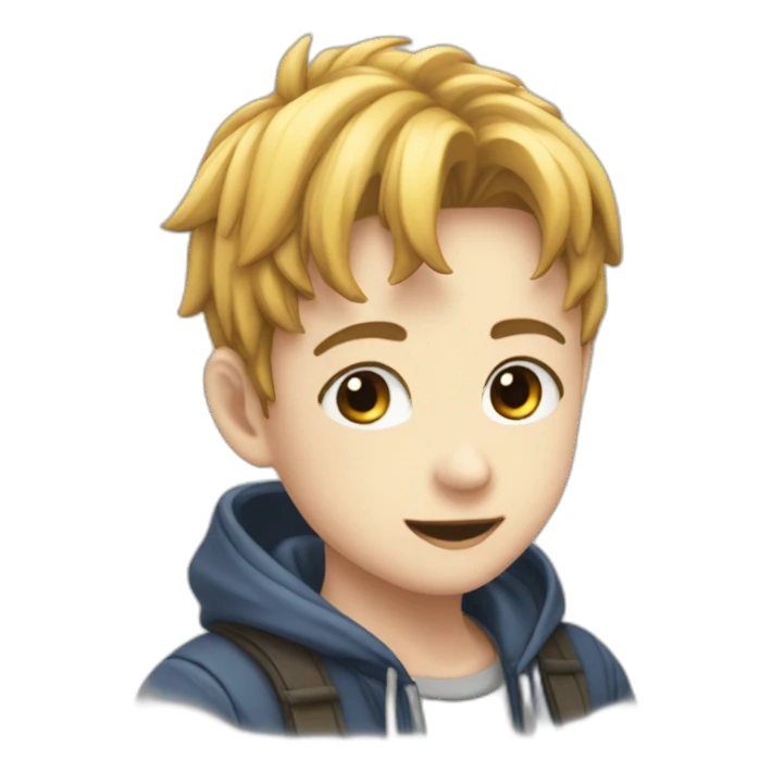 Garçon manga bea sticker