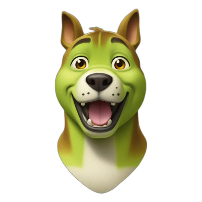 Shrek Siba inu sticker