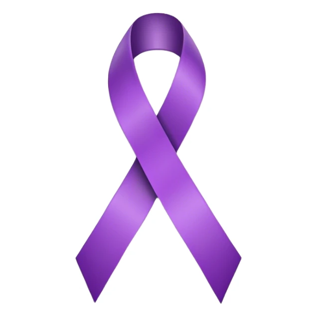 Suicide awareness ribbon sticker