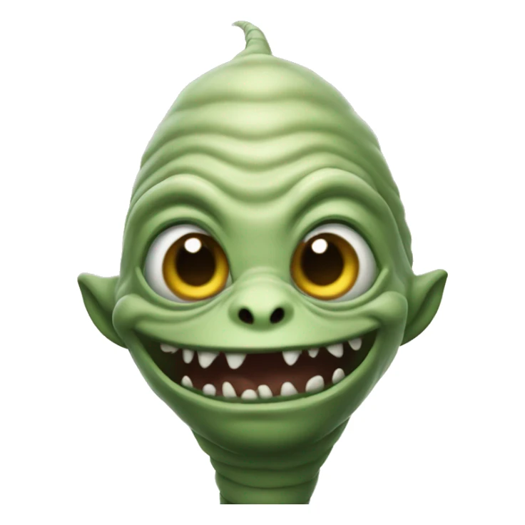 Armless goblin worm sticker