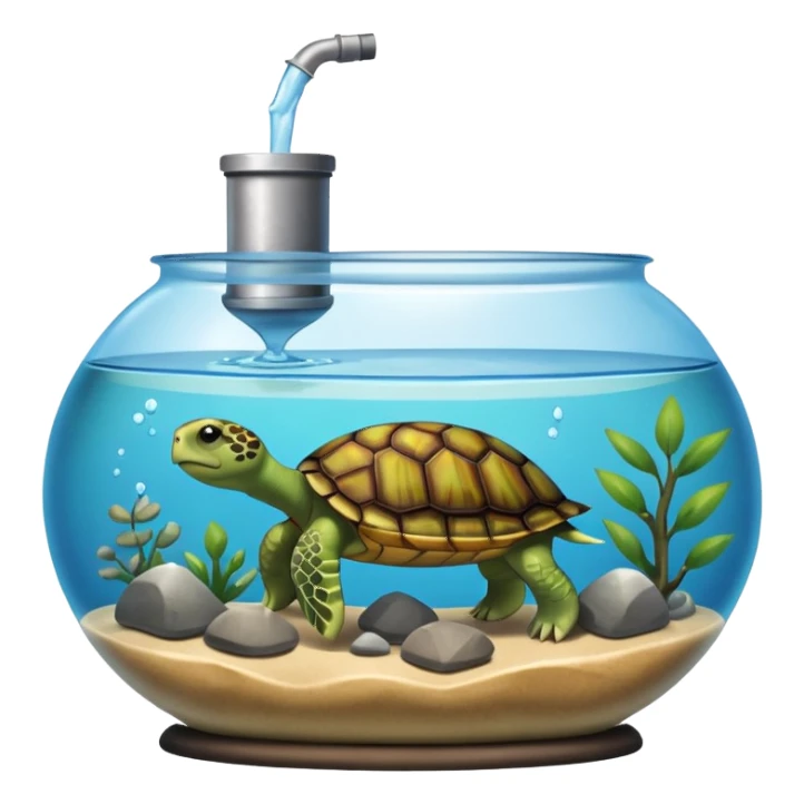 Turtle tank  sticker