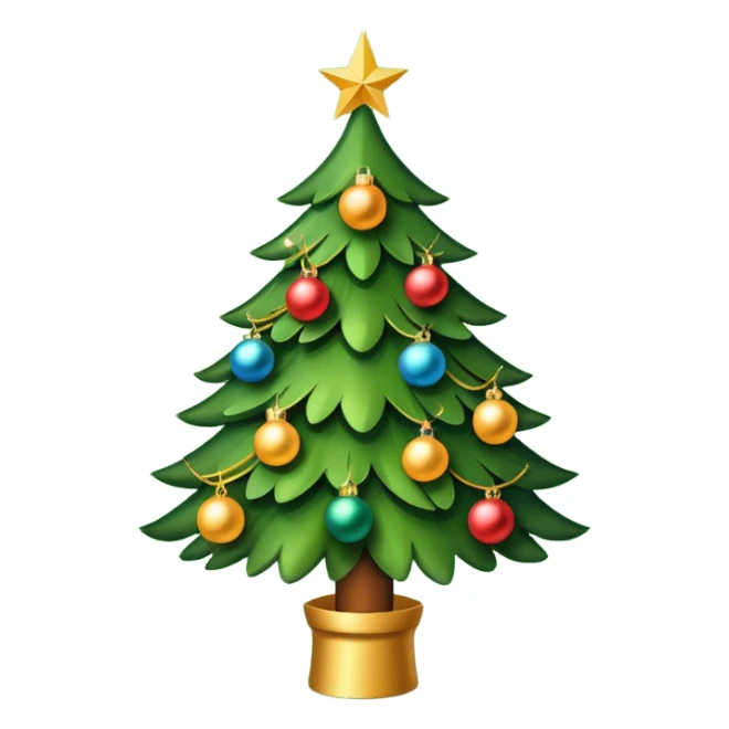 Christmas emoji sticker