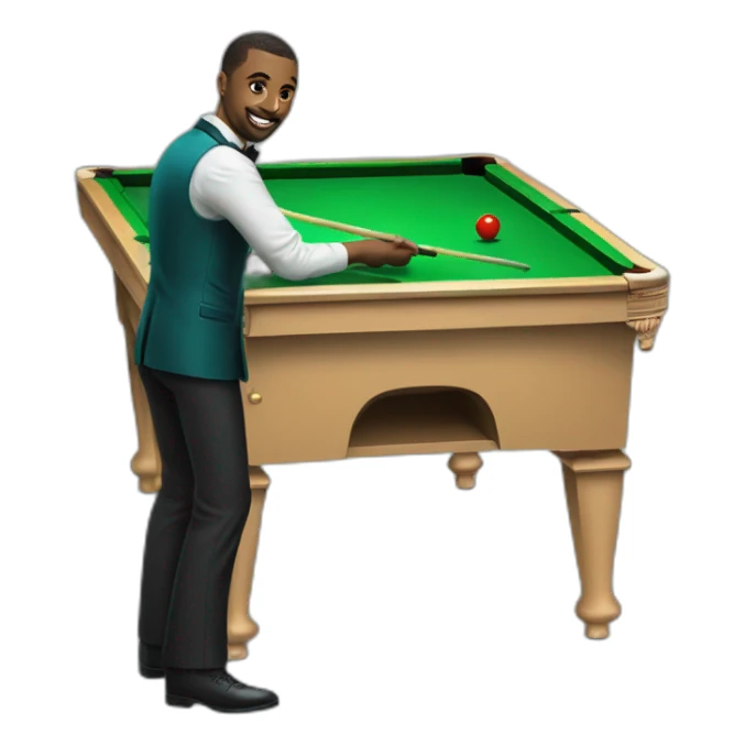 snooker player happy birth day sticker