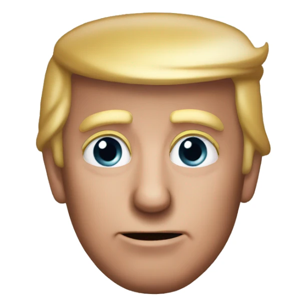 Trump heart eyes sticker