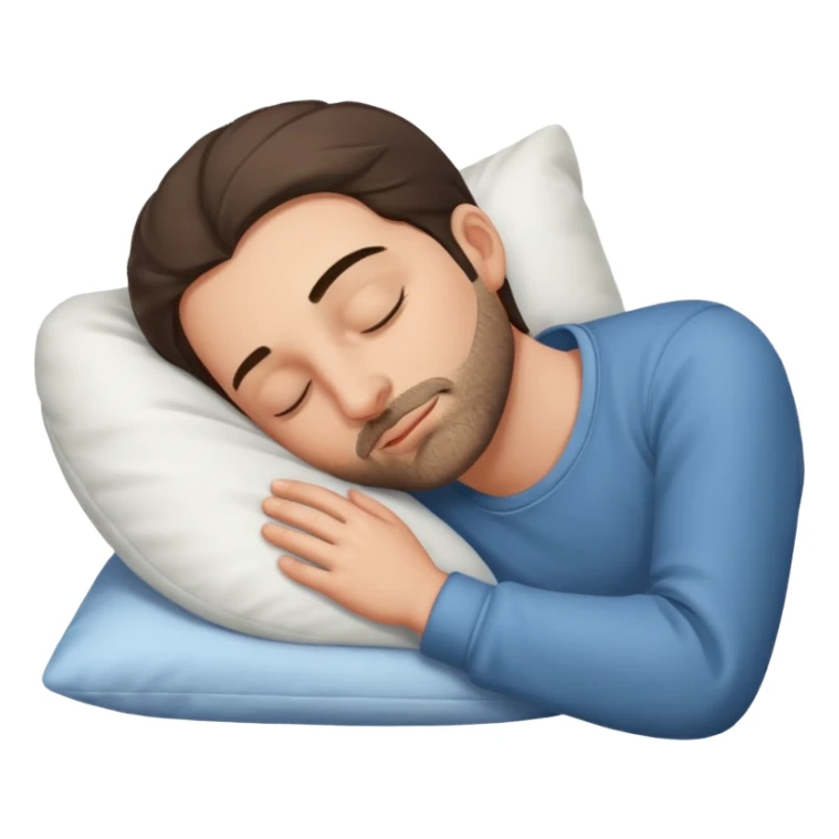 sleeping man  sticker