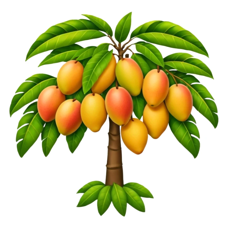 Mango tree sticker
