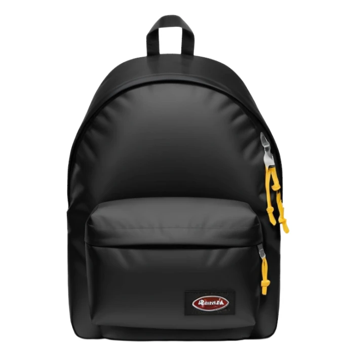 Sac à dos eastpak noir classique  sticker