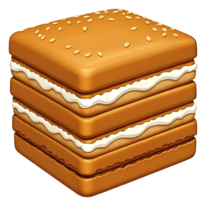 white alfajor sticker