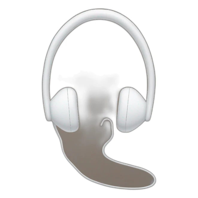 Earphone behind the ear sticker