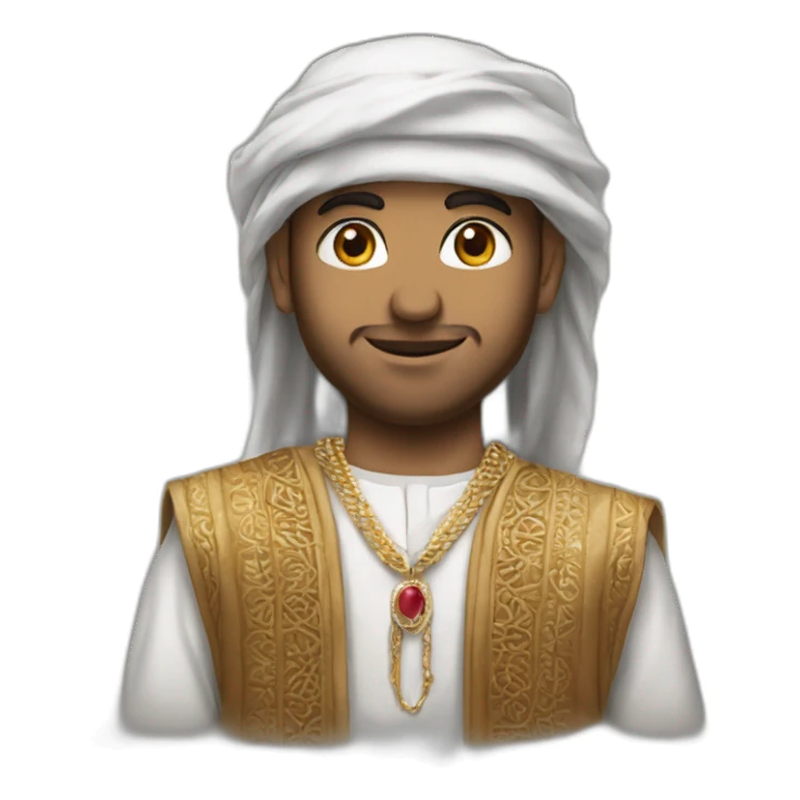 A arabe childe withe Jordan 4 sticker