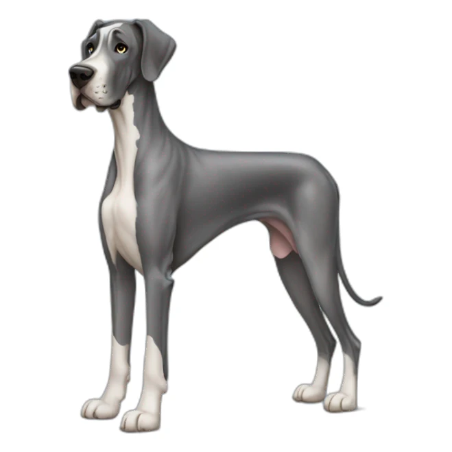 Great Dane Dog Full Body sticker