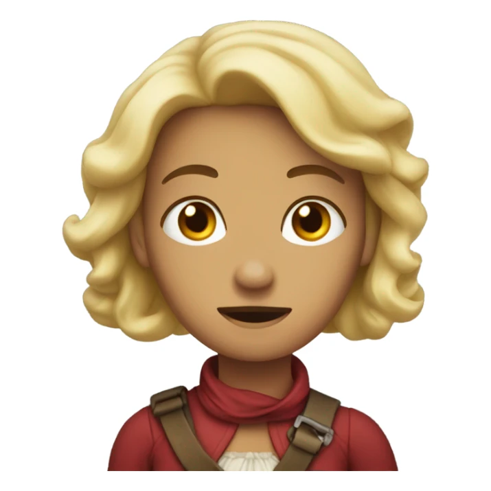 Damsel in distress sticker