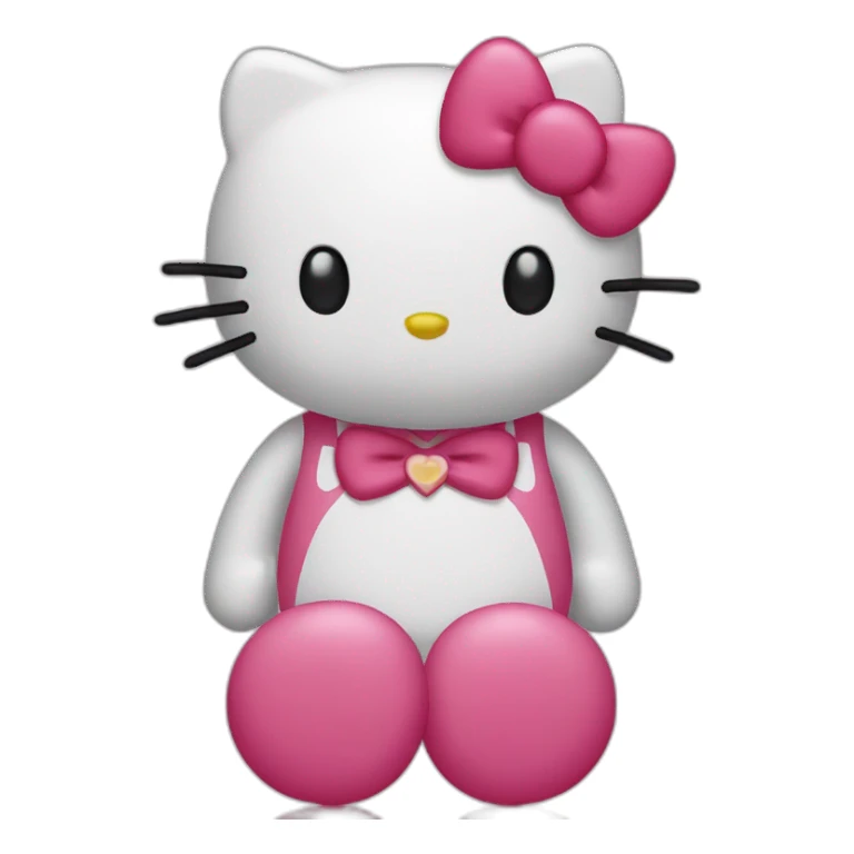 Hello kitty love sticker