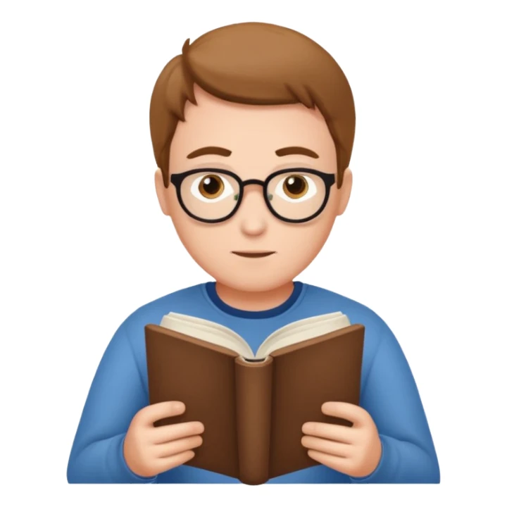 pattrick read book sticker