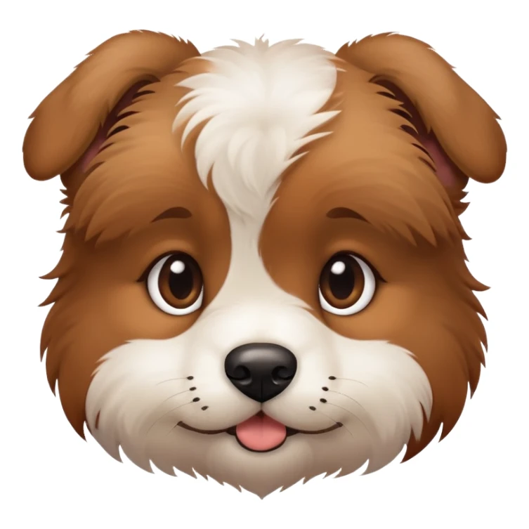 Puppy giving side eye sticker