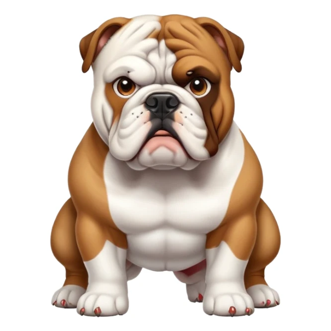 British bulldog sticker