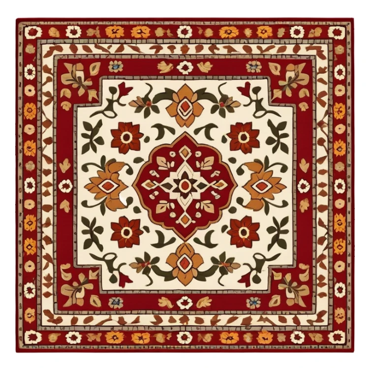 Traditional style rug  sticker