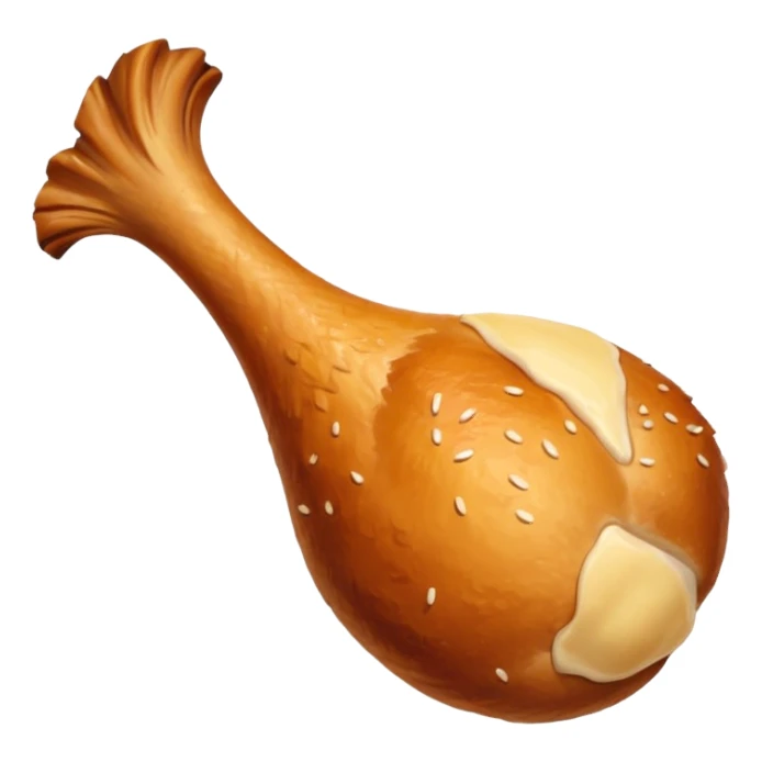 chicken leg sticker