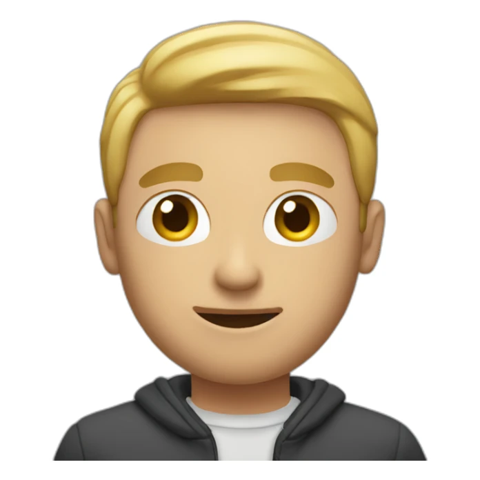 men talking in front of a camera  sticker