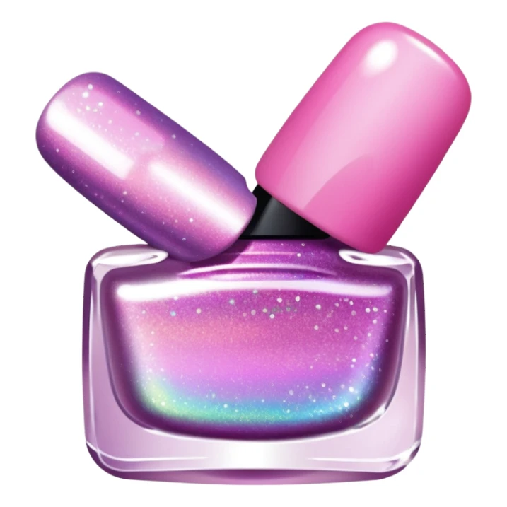 glitter nail polish sticker