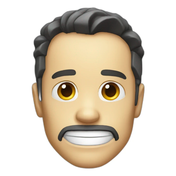 Iron man smile sticker