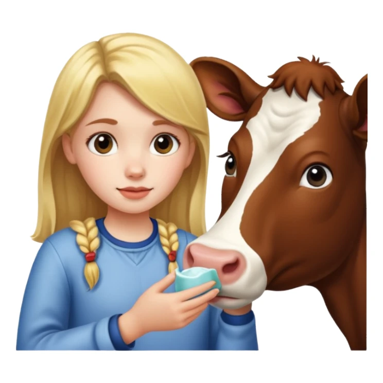 🐄👧 sticker