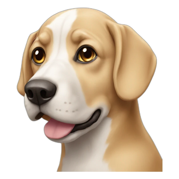 Chat-sur-un-chien sticker