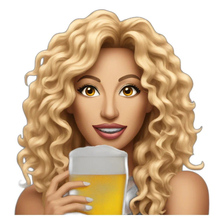 afida turner drink beer sticker