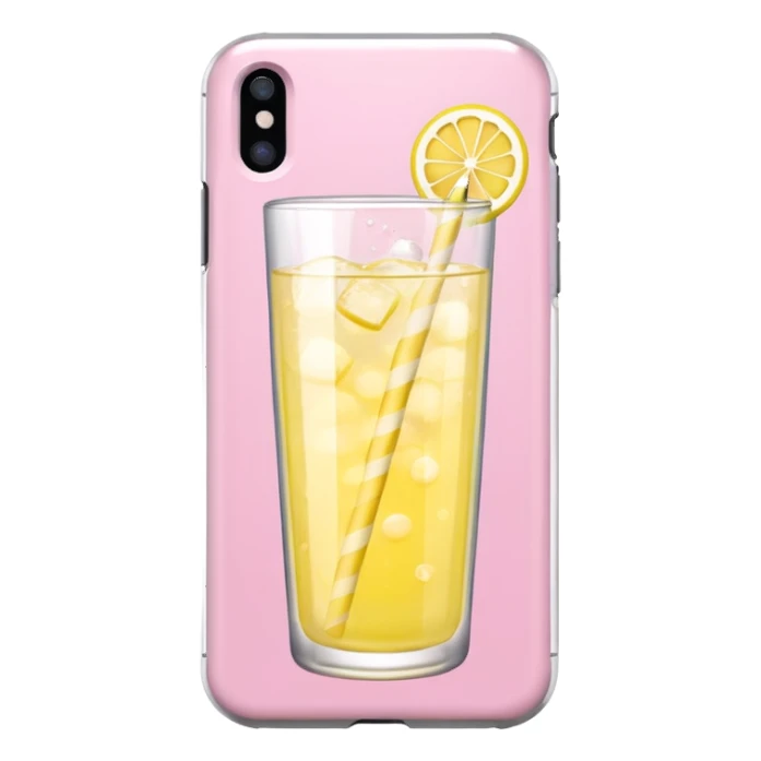 Pink lemonade iphone sticker