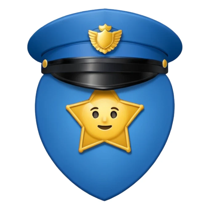 Polis emojisi sticker