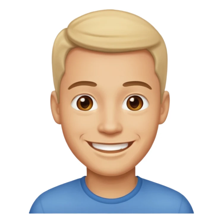 make him smile a bit more sticker