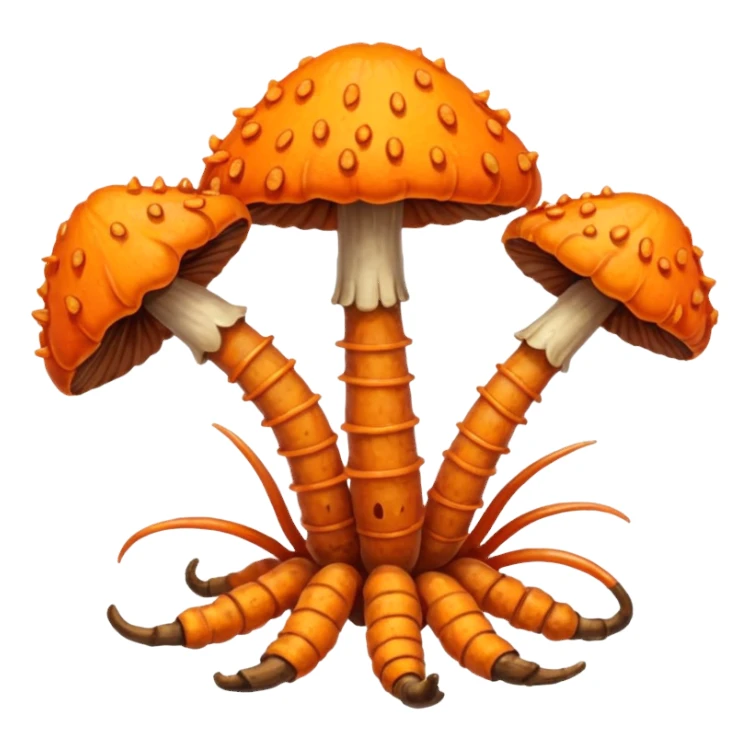 Mushroom (cordyceps) sticker