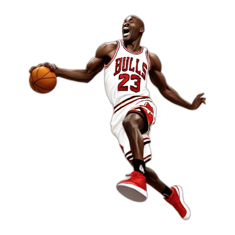 micheal jordan dunk sticker