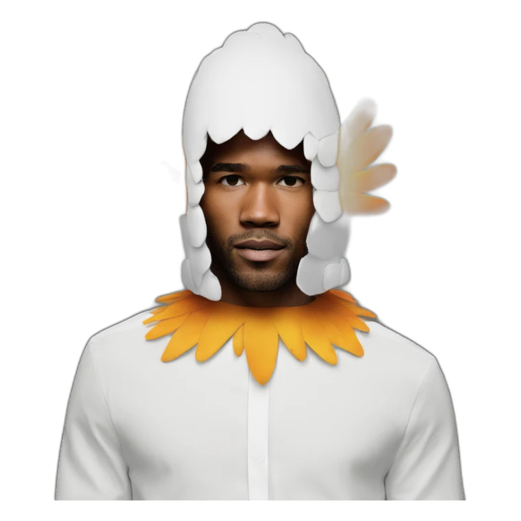 frank ocean chicken costume sticker