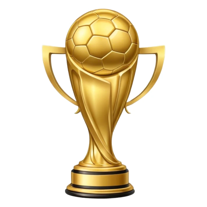 world cup trophy sticker