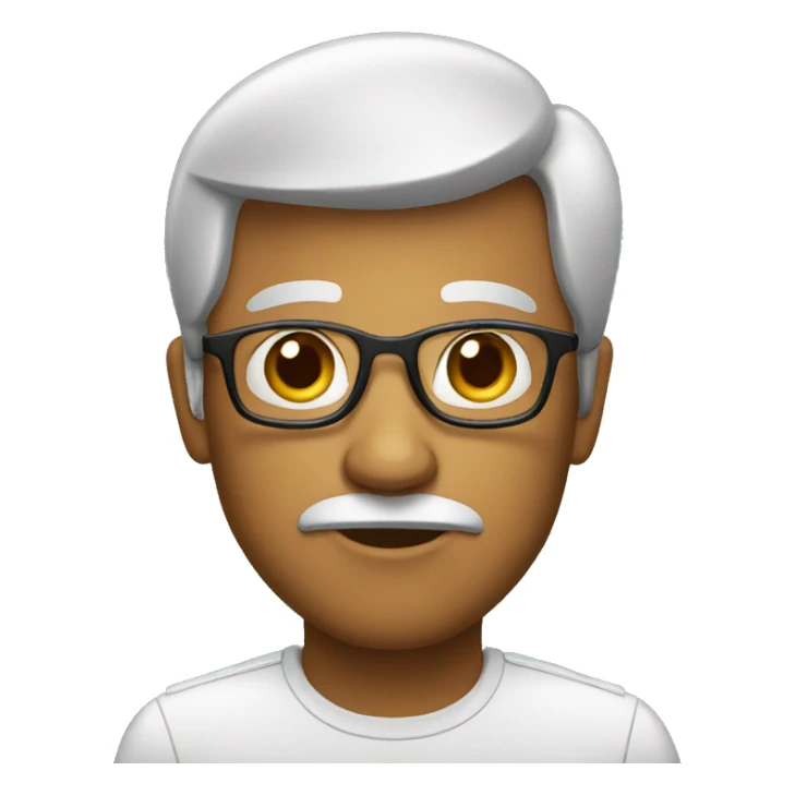 smart and serious portrait sticker