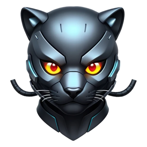 Cyberpunk Ninja panther sticker