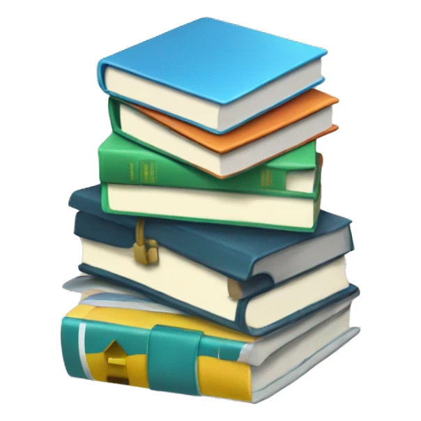 Resource Emoji 
Usage: To refer to shared resources or reference materials.
Design Idea: A stack of books with a box of pins. sticker