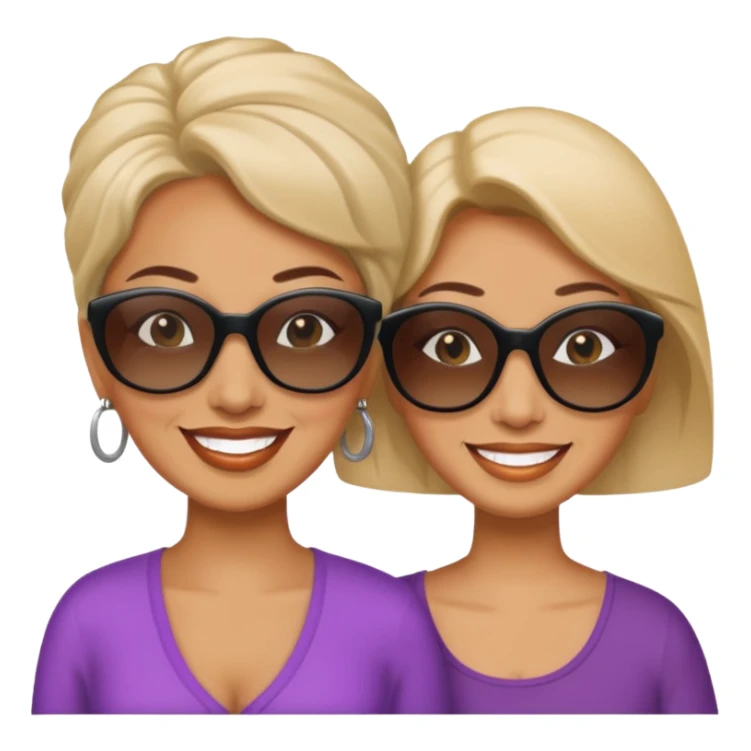 Aunties traveling sticker