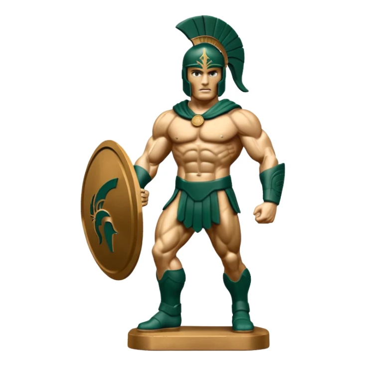 michigan state university spartan sticker